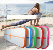 Brushed Air Cushion Training Mat Inflatable Gymnastics Sanda Taekwondo Somersault Air Cushion