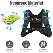 Training Weight Vest Workout Equipment With Adjustable Buckles And Mesh Bag