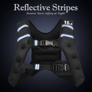 Training Weight Vest Workout Equipment With Adjustable Buckles And Mesh Bag